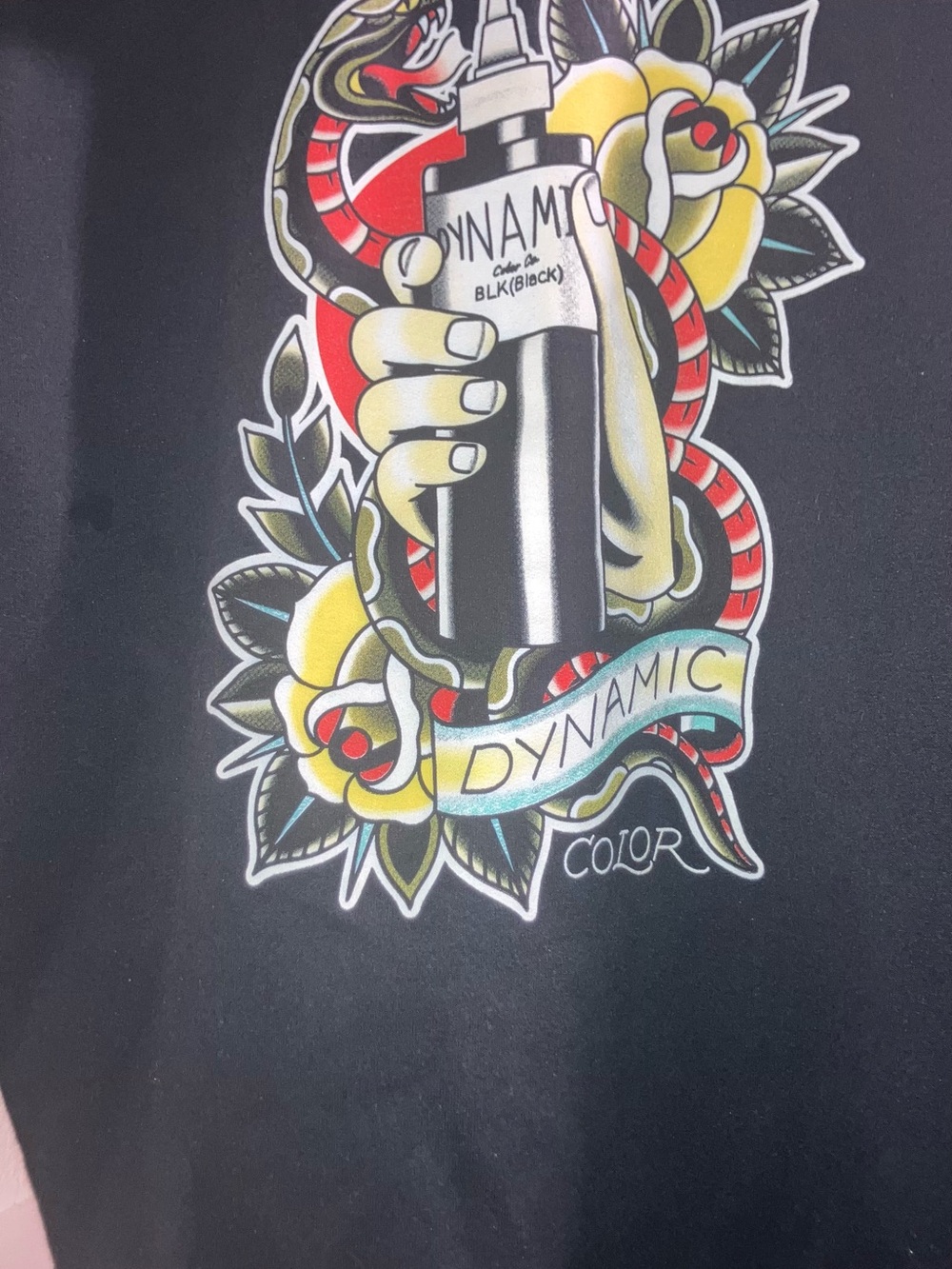 Black Zip-Up Sweater with Dynamic Spray Can Graphic (Jacob Doney)